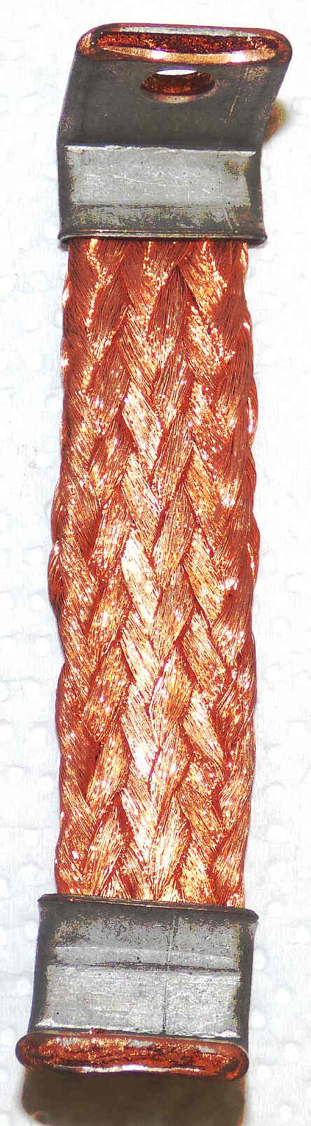 SHUNT, BRAIDED, HEAVY, 'F' CONTACT TO AUX CONTACT HAUGHTON # 3-23033-00