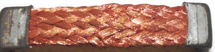 SHUNT, BRAIDED, HEAVY, 'F' CONTACT TO AUX CONTACT HAUGHTON # 3-23033-00