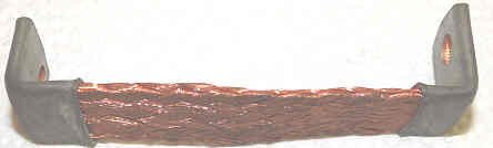 SHUNT, BRAIDED, HEAVY, 'F' CONTACT TO AUX CONTACT HAUGHTON # 3-23033-00