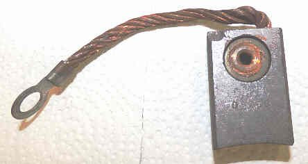 BRUSH, METAL GRAPHITE, .750 X 1.250 X 1.875 GRADE 122 OTIS # 240G3