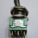 SWITCH, DPDT, ON-ON, MINIATURE TOGGLE ALCO # 206N