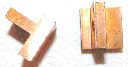 CONTACT, COPPER, 1 X 1 FACE, MOUNTING HOLE 'F' CONTACT HAUGHTON # 20429
