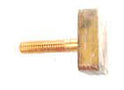 CONTACT, COPPER, 1 1/2 SQUARE X 1/2, STEM 3/8 X 2 HAUGHTON # 5736-B