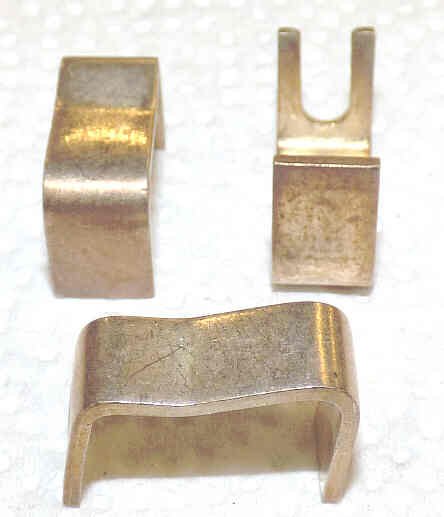 CONTACT, STATIONARY, SILVER PLATED BRASS, SHORT HAUGHTON # 3-20456-01