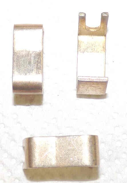 CONTACT, STATIONARY, SILVER PLATED BRASS, SHORT HAUGHTON # 3-20456-01