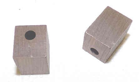 CONTACT. CARBON-GRAPHITE 7/8 X 1 X 3/4 W/1/4 HOLE