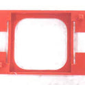 BEZEL, BUTTON, RED, BLANK, V7 BUTTONS DOVER # 9822719