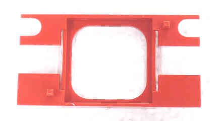 BEZEL, BUTTON, RED, BLANK, V7 BUTTONS DOVER # 9822719