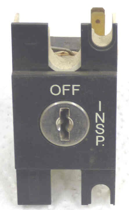 SWITCH. KEYED, V7 FIXTURES, VERT. MOUNT, INSPECTION  DOVER # 9746043 171AR5
