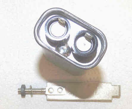CAPACITOR, 2 MFD @ 600 VDC, SPADE CONNECTORS WESTINGHOUSE # X44DS2H07