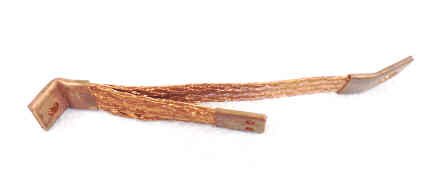 SHUNT, BRAIDED, DOUBLE, 'F' CONTACT & AUX CONTACT HAUGHTON # 3-23033-01