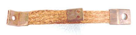 SHUNT, BRAIDED, DOUBLE, 'F' CONTACT & AUX CONTACT HAUGHTON # 3-23033-01