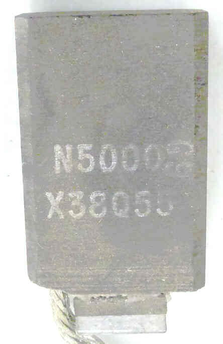 BRUSH, N5000 GRADE, 1.500 X 1.000 X .500, 3 1/2 SHUNT WEST # X38Q55