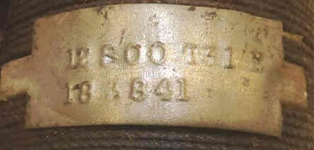 COIL, 3-L MAGNET SW/, 12500T31, 760 OHM, 2-1/8 OD, 4.281 Long  OTIS # 183841