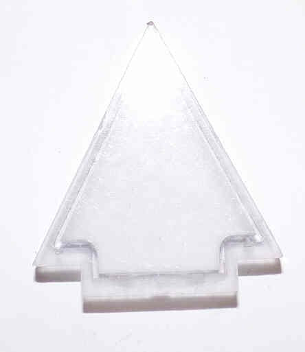 ARROW, FROSTED, LEXAN, 2 1/2 H, TRAVELING HALL LANTERN WESTINGHOUSE # K6420-1