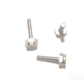 CONTACT, STATIONARY, 5/16 SILVER TIP, 13/16 O.A.  HAUGHTON # 17548