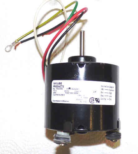 MOTOR, 115 VAC, .48 AMP, 2 SPEED, NYLUBE # FA-PB-9