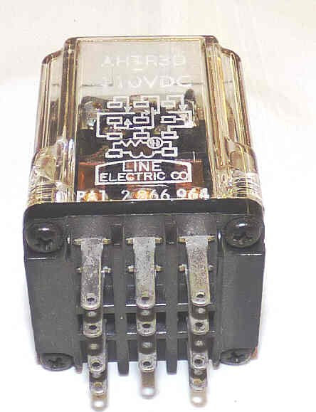 RELAY. 110 VDC. 3PDT, 11 PIN (NOT KUP STYLE) LINE # AHTR-3D-110VDC