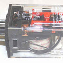 RELAY. 120 VAC. 2PDT, 8 PIN OCTAL WITH LAMP & TEST BUTTON LINE # MKHLM C120VAC