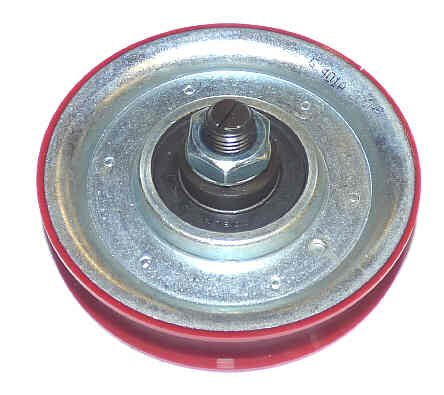 ROLLER, HANGER, 3 1/4 DIAMETER, WITH SHAFT & NUT