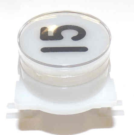 BUTTON, EXTENDED CAP FOR CALIFORNIA, WESTINGHOUSE A LINE # 15