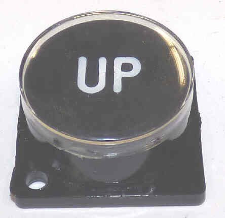 BUTTON, EXTENDED CAP FOR CALIFORNIA, WESTINGHOUSE A LINE HALL BUTTON