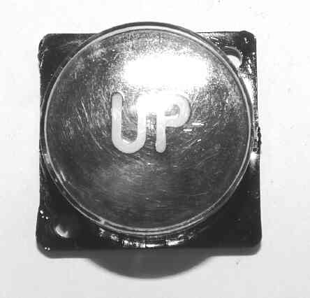 BUTTON, EXTENDED CAP FOR CALIFORNIA, WESTINGHOUSE A LINE HALL BUTTON