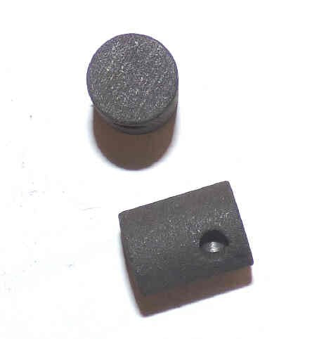 CONTACT, CARBON, 3/4 X 3/4 WITH LOCATING HOLE O-C81A
