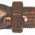 BUGNUT, SPLIT BOLT CONNECTOR, COPPER, 4-8 AWG GB ELECTRICAL # GSBC-4