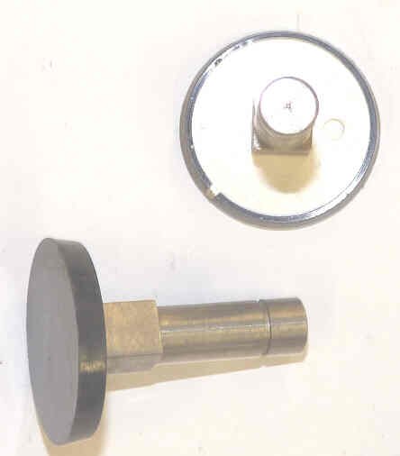 BUTTON, WITH METAL STEM, 7/8 DIAMETER, BLANK OTIS 323BP1-BLANK