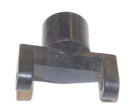 BUTTON, MACHINED PLASTIC, BLACK, BLANK, USED WITH 2 SWITCHES OTIS 323T1