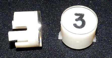 LENS, POP-IN, POSITION INDICATOR, # 3 WESTINGHOUSE # 5213D27H03
