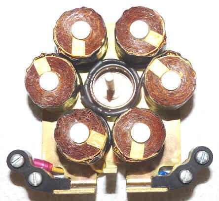 ROTODIAL, ASSEMBLY, SIX X19ZG21 COILS, COMPLETE AS SHOWN