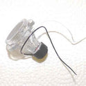 BUTTON, SOFT TOUCH, BLACK, BLANK, 2 WIRE, US # 166-01020-702