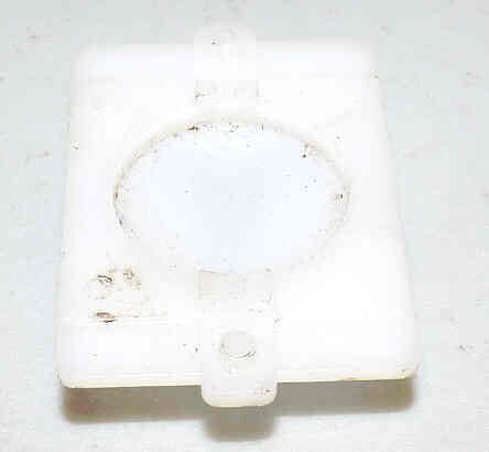 BUTTON, E LINE, CLEAR CAP, MARKED ARROW IN BLACK WESTINGHOUSE # 323C854H20