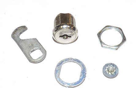 LOCK, SERVICE CABINET, SATIN CHROME, 1 POSITION WESTINGHOUSE # 569A925G01