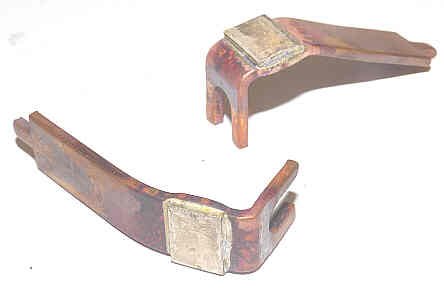 CONTACT, MG START, 3/8 X 1/2SILVER CONTACT, 1/2 W,  HAUGHTON # 20386