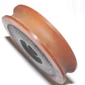 ROLLER, HANGER, POLY ROLLING SURFACE, 3 11/16 X 3/4 HAUGHTON # 3-40157-63