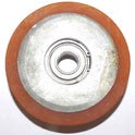 ROLLER, HANGER, POLY ROLLING SURFACE, 3 11/16 X 3/4 HAUGHTON # 3-40157-63