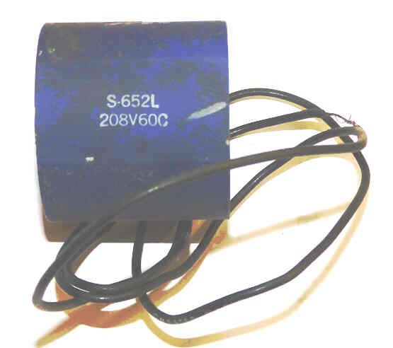COIL, VALVE,  UV-7 & UB-V-7BC VALVES, 208VAC, 102 OHM EECO # S652L