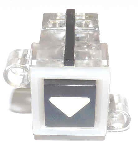 BUTTON, 2 N.O. CONTACTS, WITH ARROW AS SHOWN USED BY SEDGWICK, MATOT, ATLAS, ETC