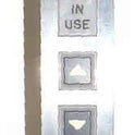 STATION, HALL, WITH UP & DOWN BUTTONS AND IN USE JEWEL ENGRAVED ATLAS ELEVATOR