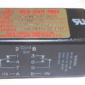 TIMER. .2-15 SECONDS, DPDT, 120 VAC, 10AMP AIR-O-TRONICS # U-TDM-1015A5A