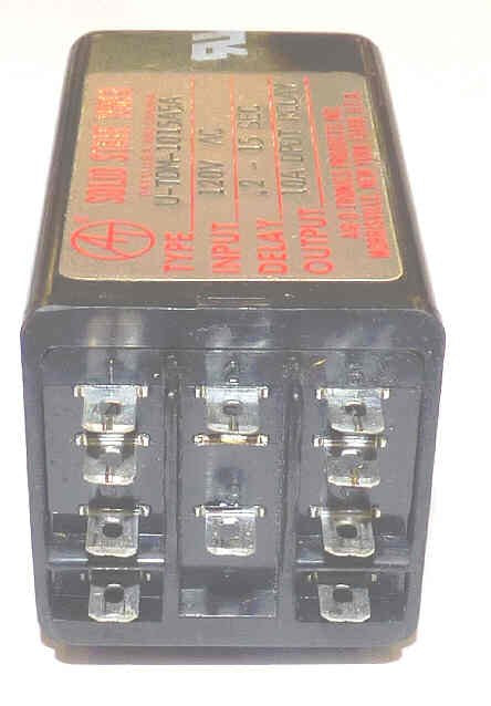 TIMER. .2-15 SECONDS, DPDT, 120 VAC, 10AMP AIR-O-TRONICS # U-TDM-1015A5A