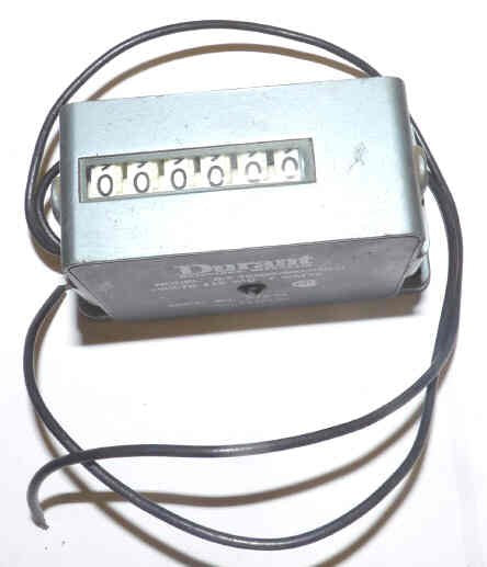 COUNTER, 6 DIGIT, 115 VAC, 7 WATT DURANT # 6Y32363-400
