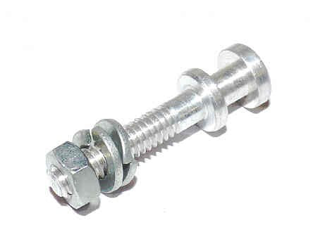 HOOK, PAD, ALUMINIUM, MACHINED, 1 3/4 O.A., 1 3/16 X 1/4 THREADED