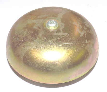 GONG, SINGLE STROKE 48VDC BRASS PLATED STEEL, 3 DIAMETER DOVER #9711820