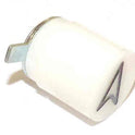 BUTTON, WHITE, ENGRAVED ARROW. DOVER # 9852529