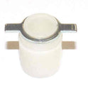 BUTTON, WHITE, ENGRAVED ARROW. DOVER # 9852529
