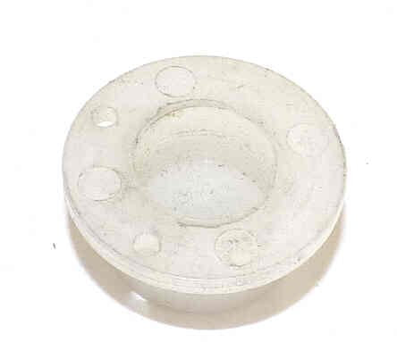 BUTTON, ELEMENT, WHITE, ROUND, ENGRAVED # 3 GAL # PB1-0187N